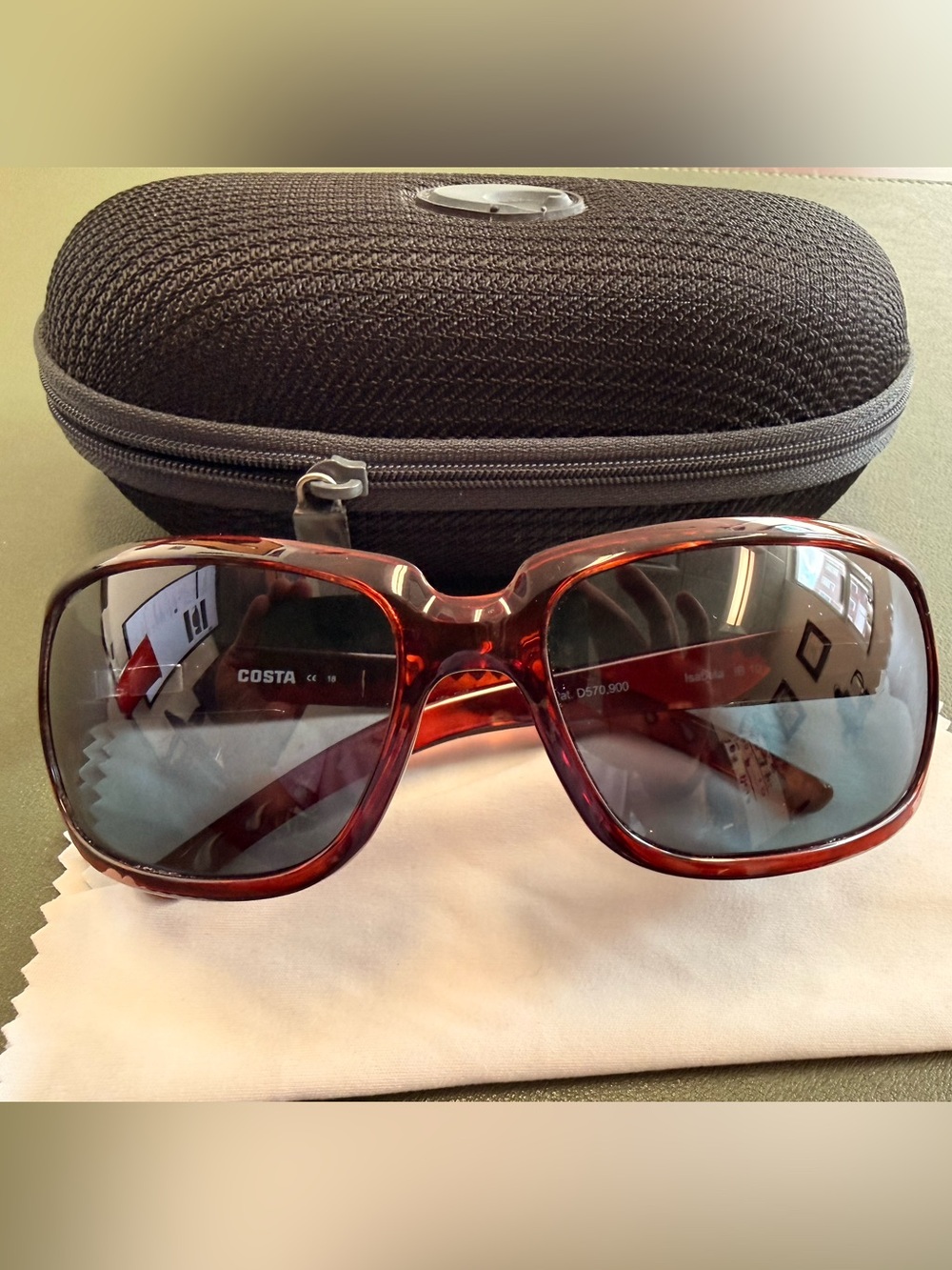 Costa Del Mar Isabella Tortoise Shell Sunglasses - 580P